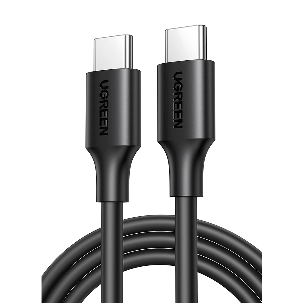 UGREEN Cable USB C Carga Rápida Tipo C 1M, 60W PD Carga Rapida 20V/3A, Cargador Cable USB C a USB C Compatible con iPhone 15, Galaxy S24/S23 S22, Macbook, Xiaomi, iPad Pro, Google Pixel 6, Negro