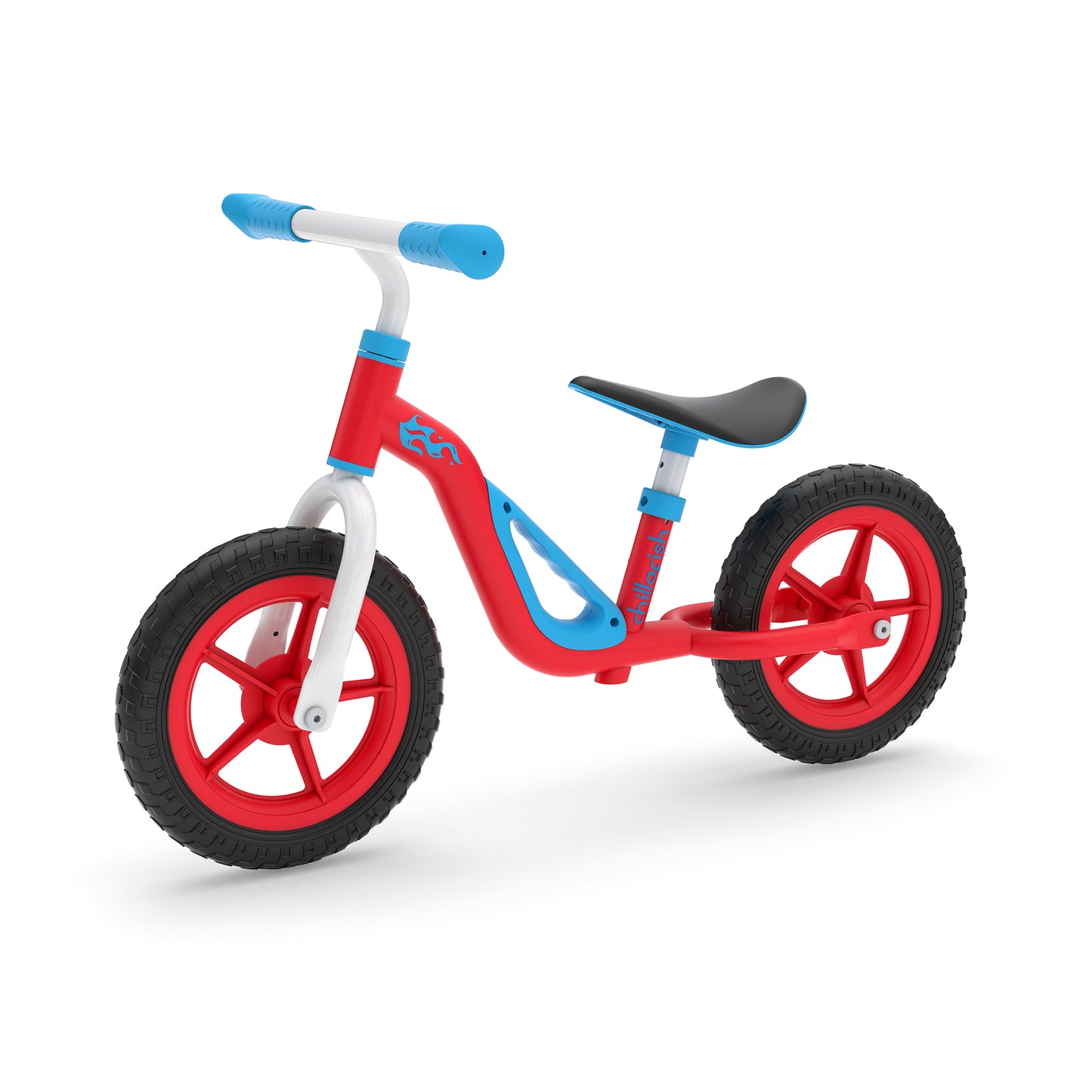 Chillafish Charlie Bicicleta de Equilibrio Ligero para niños de 2 a 5 años, con asa de Transporte, reposapiés Integrado, Asiento Ajustable