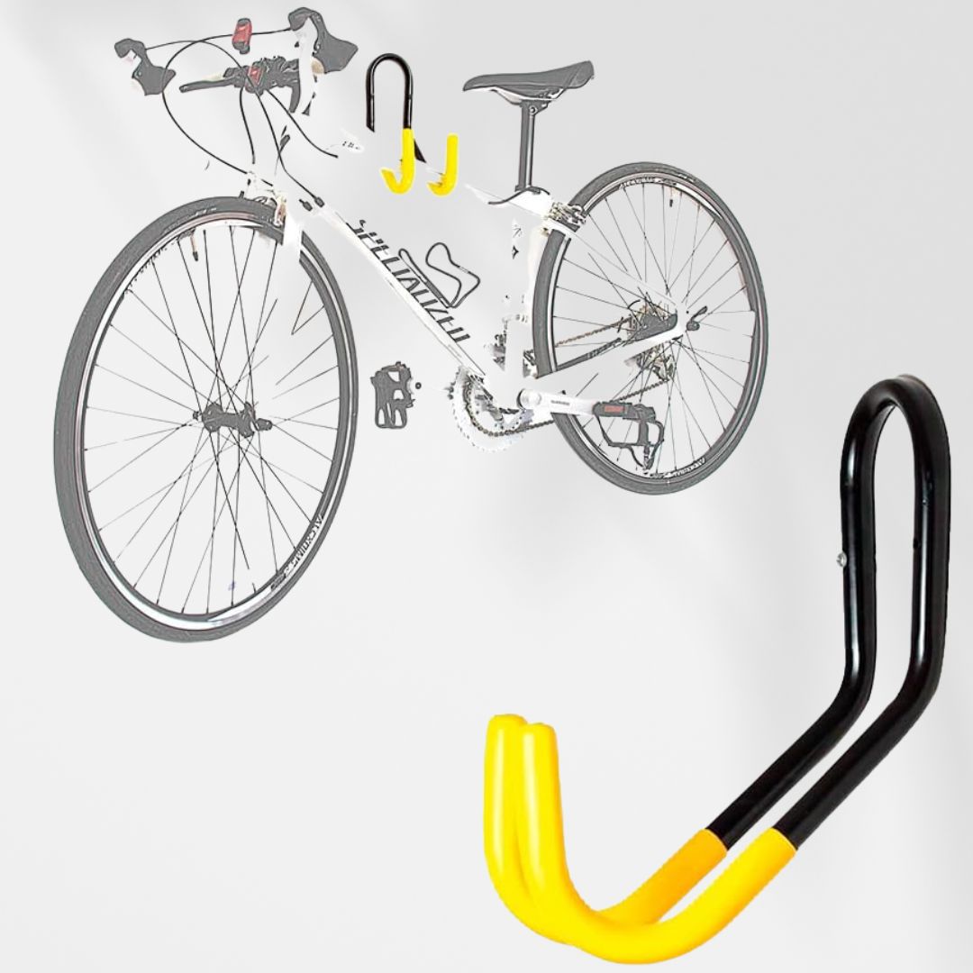 Gancho de Pared para Bicicleta, Fácil Instalación, Ideal para Bicicletas, Carritos y Carreolas, Soporte de Uso Rudo