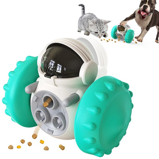 Juguete interactivo con fugas para perros pequeños y grandes, dispensador de comida lenta para cachorros y gatos, accesorios de entrenamiento IQ