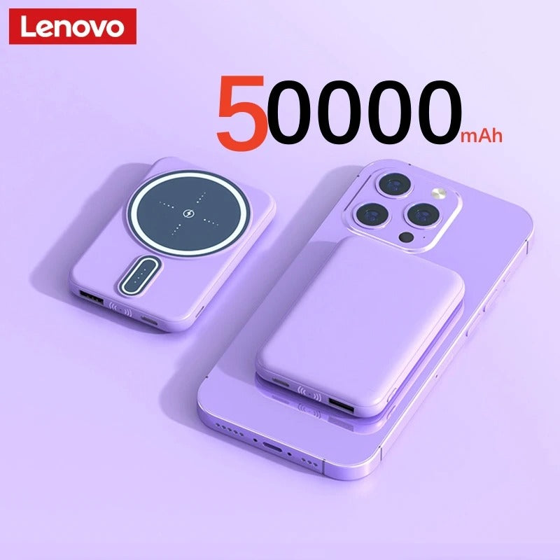 PowerBank magnético inalámbrico, cargador de batería portátil de carga súper rápida para iPhone, Huawei, Samsung, 50000mAh, nuevo, 2024